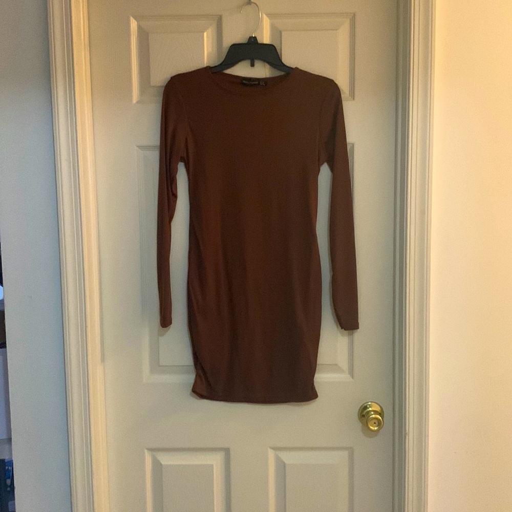Brown Midi Dress